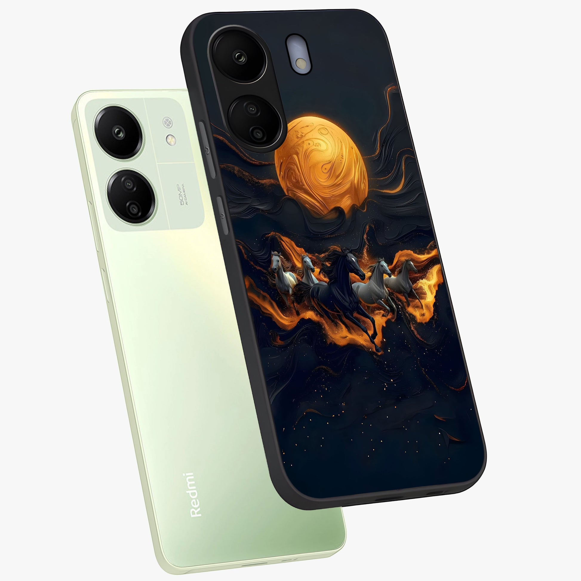 Golden Royal Heritage Glass Case displayed in angled mockup highlighting luxurious heritage design with golden aesthetic style.