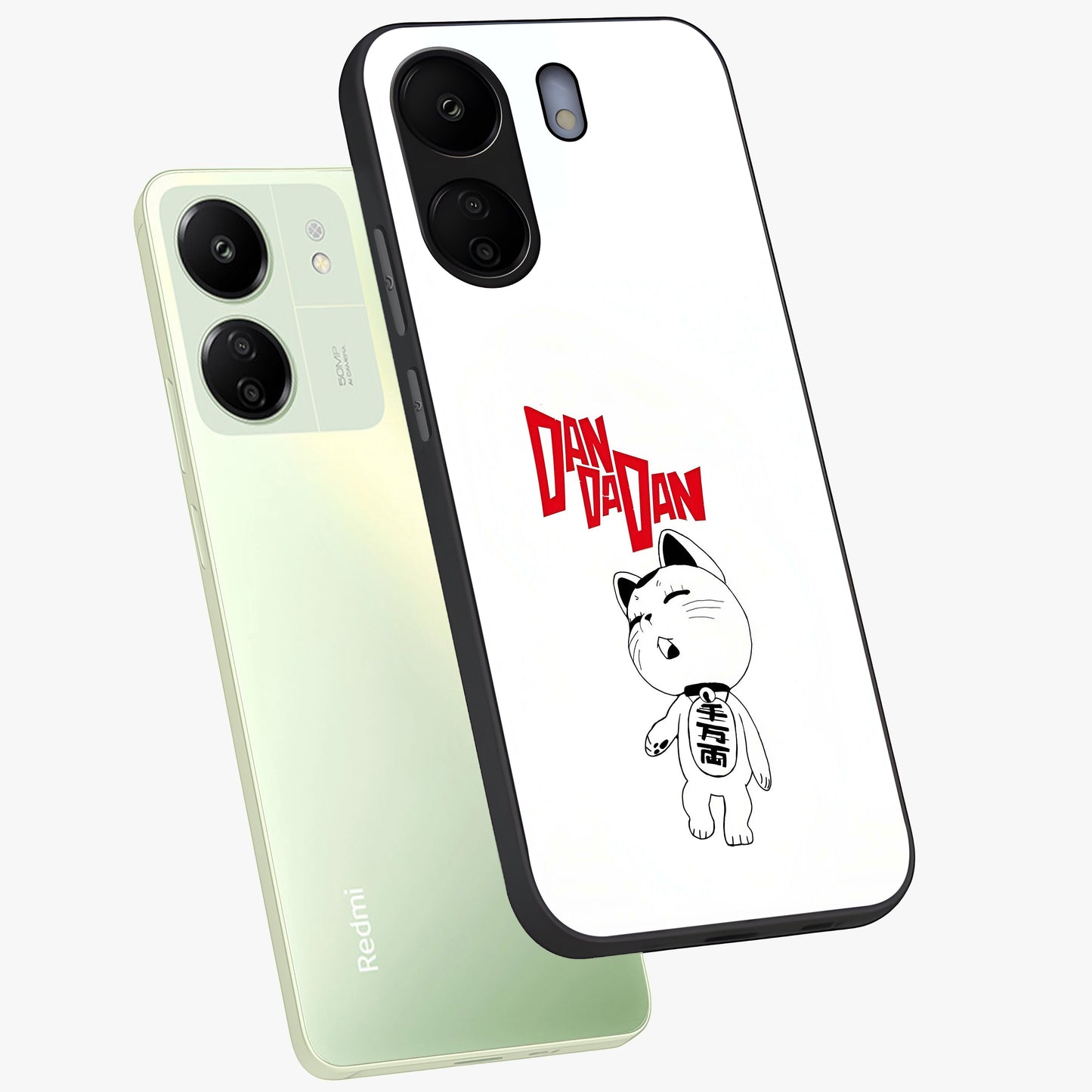 Playful Spirit Charm Glass Case displayed in angled mockup highlighting lively decorative design with playful aesthetic style.