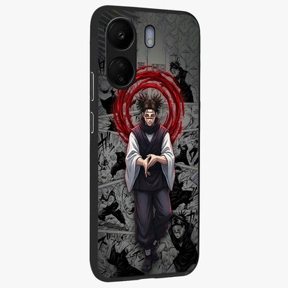 Cursed Ritual Ascension Glass Case upright view showcasing powerful ascension artwork with dark fantasy theme.