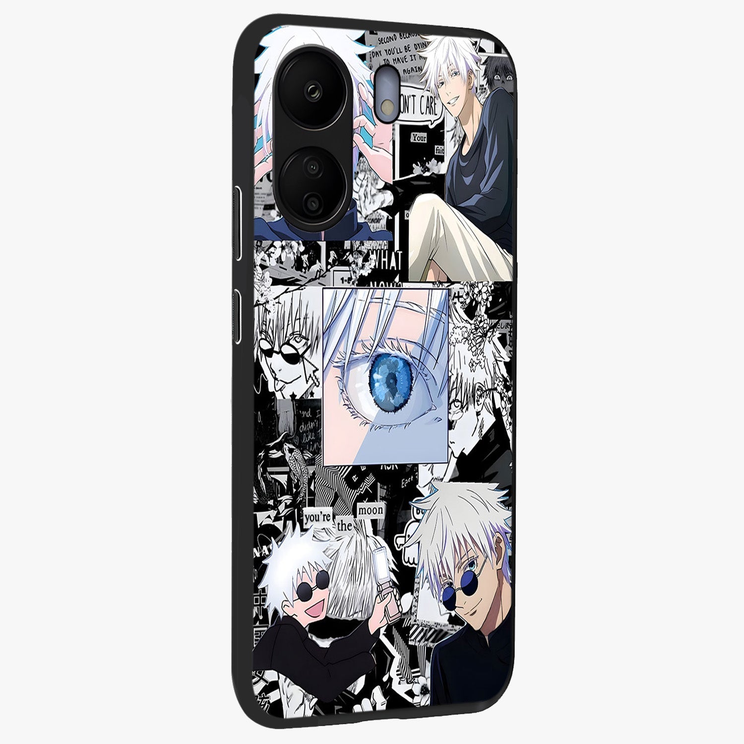 Infinity Sorcerer Chaos Glass Case upright view showcasing dramatic sorcerer artwork with chaotic mystical theme.