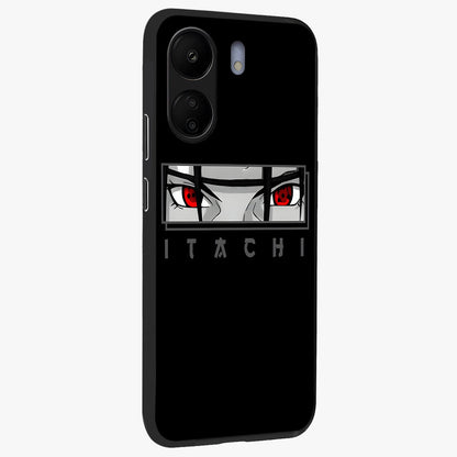 Scarlet Gaze Dominance Glass Case upright view showcasing powerful dramatic artwork with dominant artistic theme.
