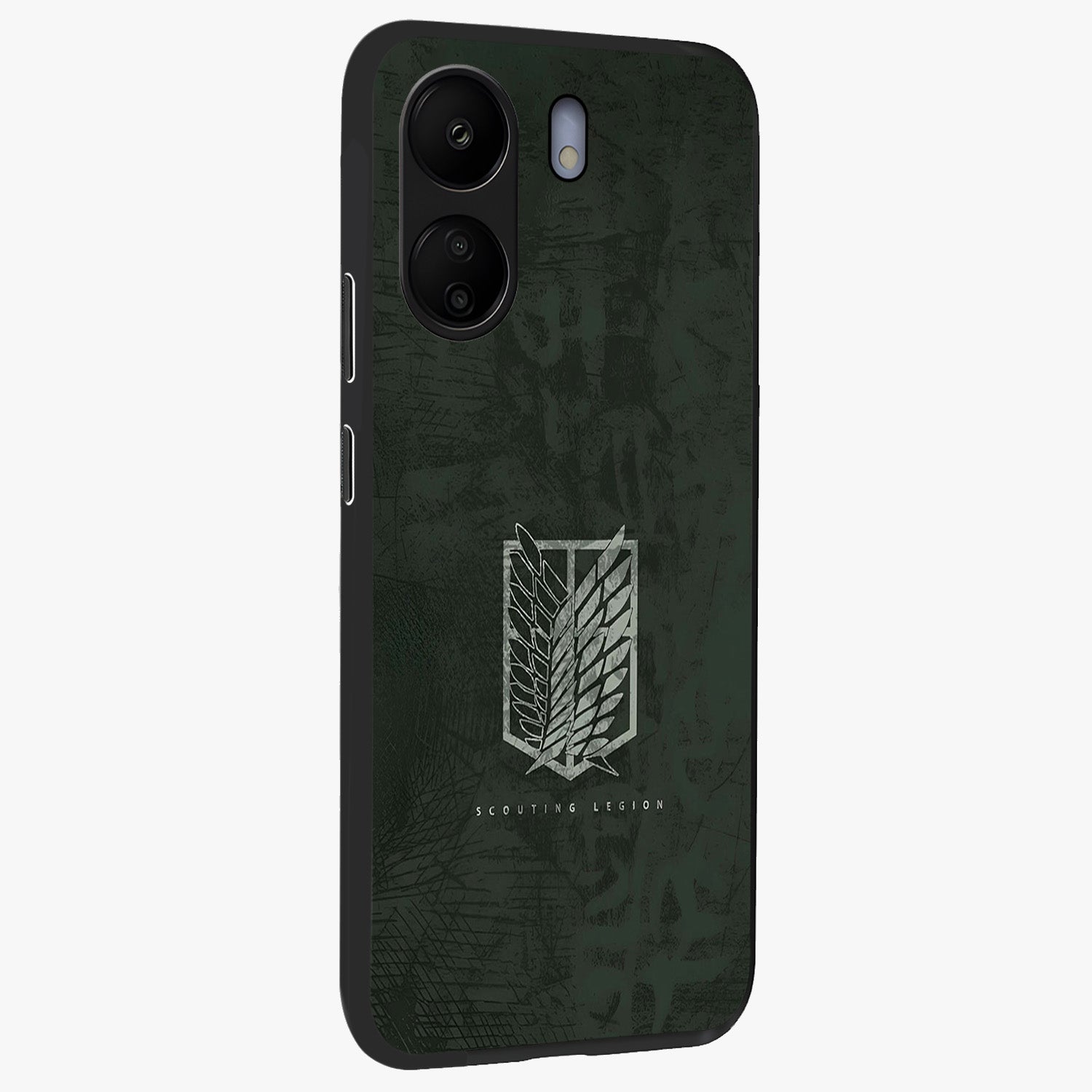 Wings Of Freedom Glass Case upright view showcasing powerful wings artwork with freedom themed design.