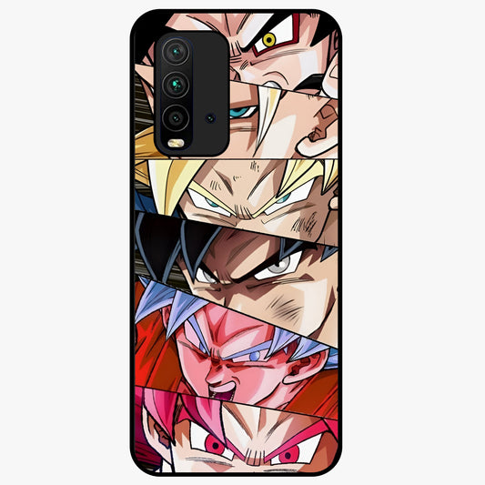 Anime Character Glass Case showing flat back view with vibrant anime artwork and glossy glass finish.