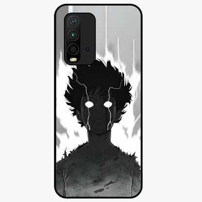 Awakened Inner Rage Glass Case showing flat back view with intense artistic artwork and glossy glass finish.