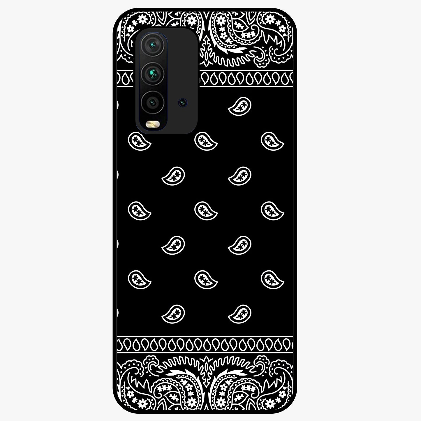 Retro Rebel Threads Glass Case showing flat back view with vintage street style artwork and glossy glass finish.