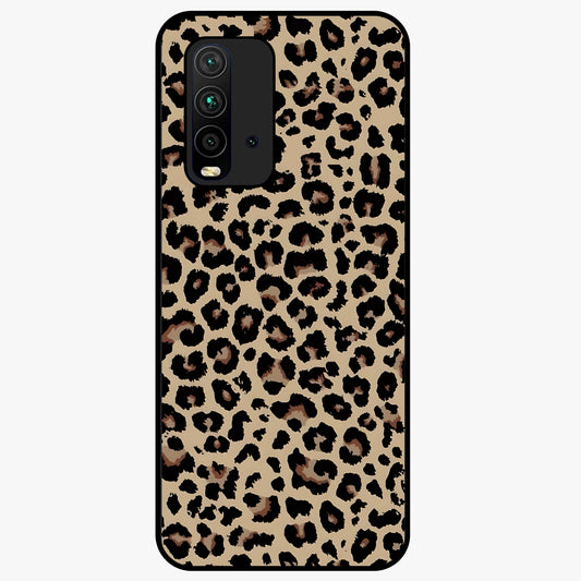 Savage Chic Pattern Glass Case showing flat back view with stylish patterned artwork and glossy glass finish.