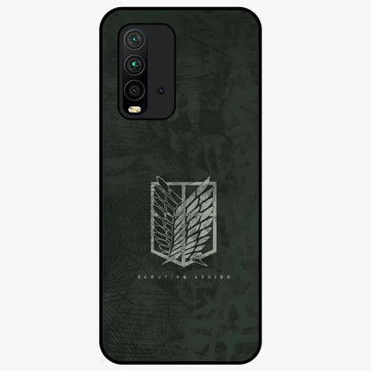 Wings Of Freedom Glass Case showing flat back view with symbolic wings artwork and glossy glass finish.