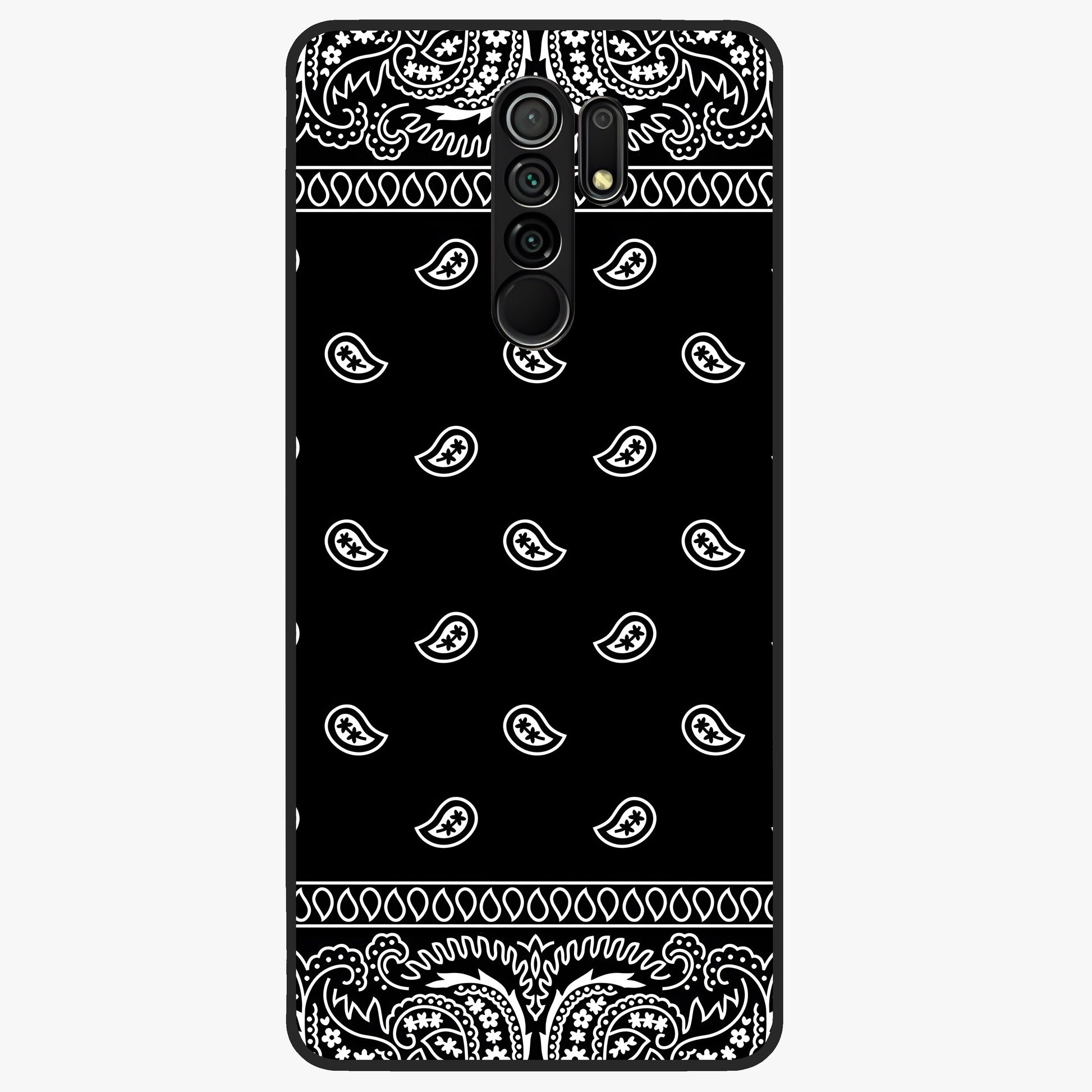 Retro Rebel Threads Glass Case showing flat back view with vintage street style artwork and glossy glass finish.