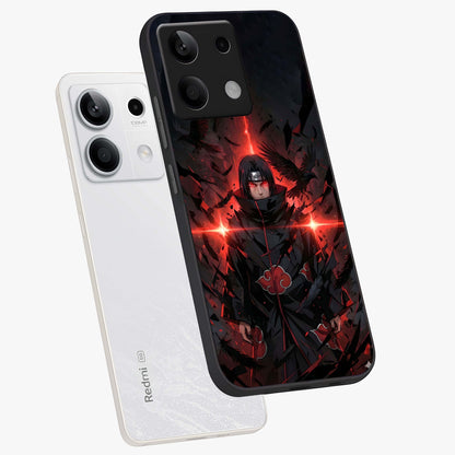 Focused Blade Discipline Glass Case displayed in angled mockup highlighting clean minimal text artwork with modern aesthetic style.