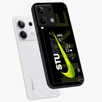 Neon Street Edition Glass Case displayed in angled mockup highlighting vibrant urban design with bold street aesthetic.