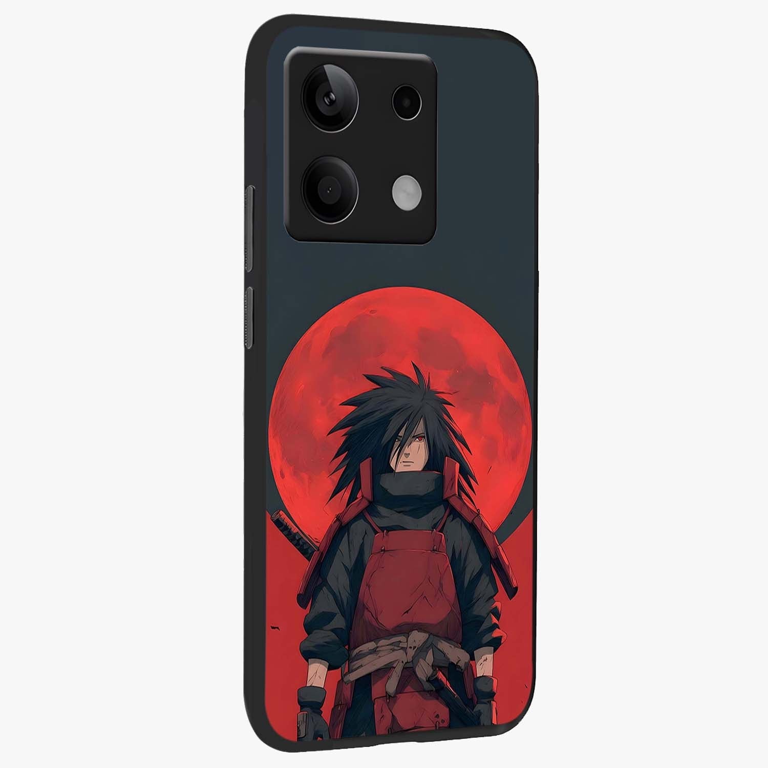 Crimson Moon Warlord Glass Case upright view showcasing powerful warlord artwork with dark celestial theme.