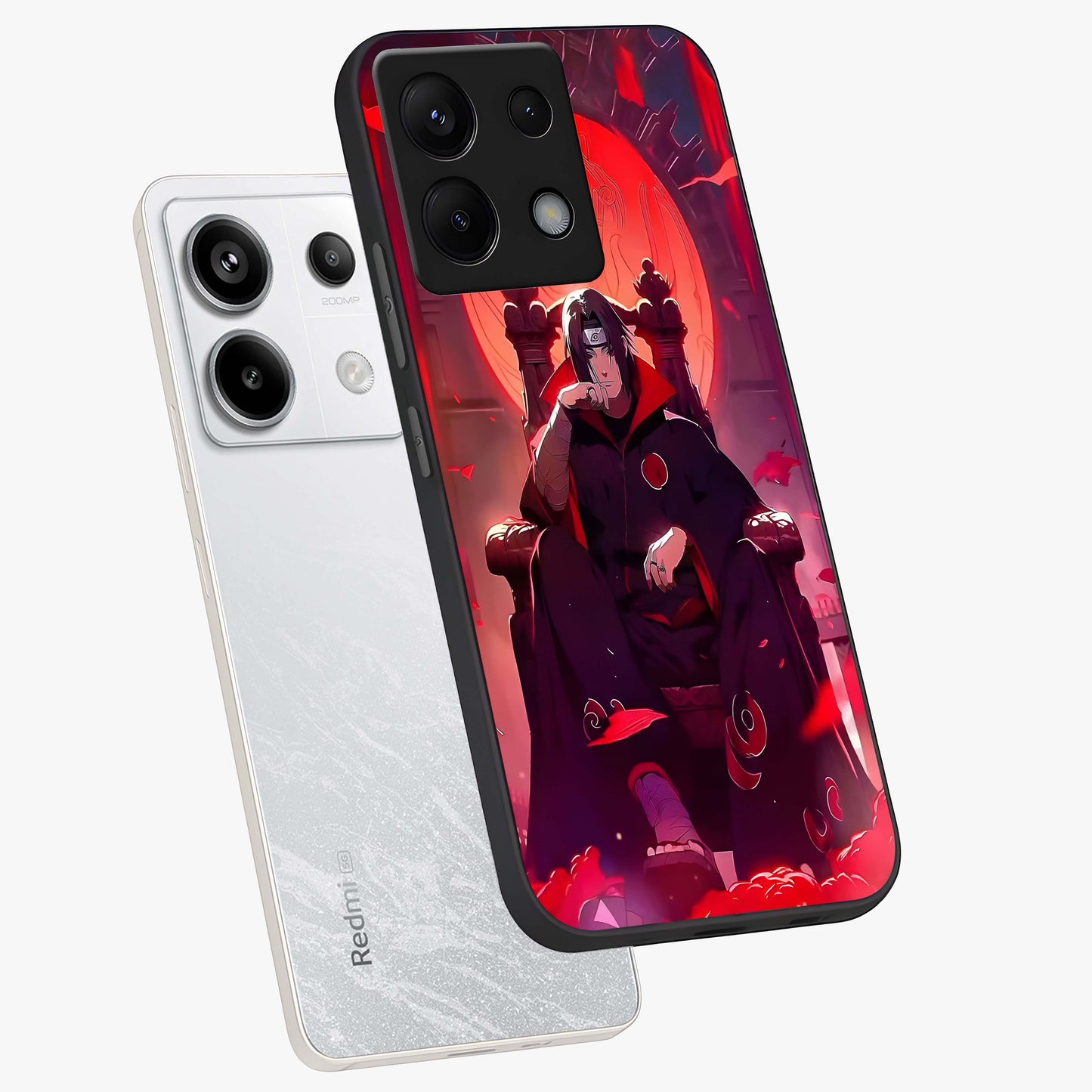 Blood Moon Sovereign Glass Case displayed in angled mockup highlighting dark celestial moon design and dramatic theme.