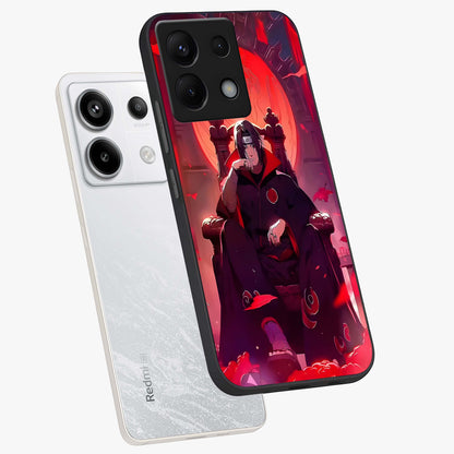 Blood Moon Sovereign Glass Case displayed in angled mockup highlighting dark celestial moon design and dramatic theme.
