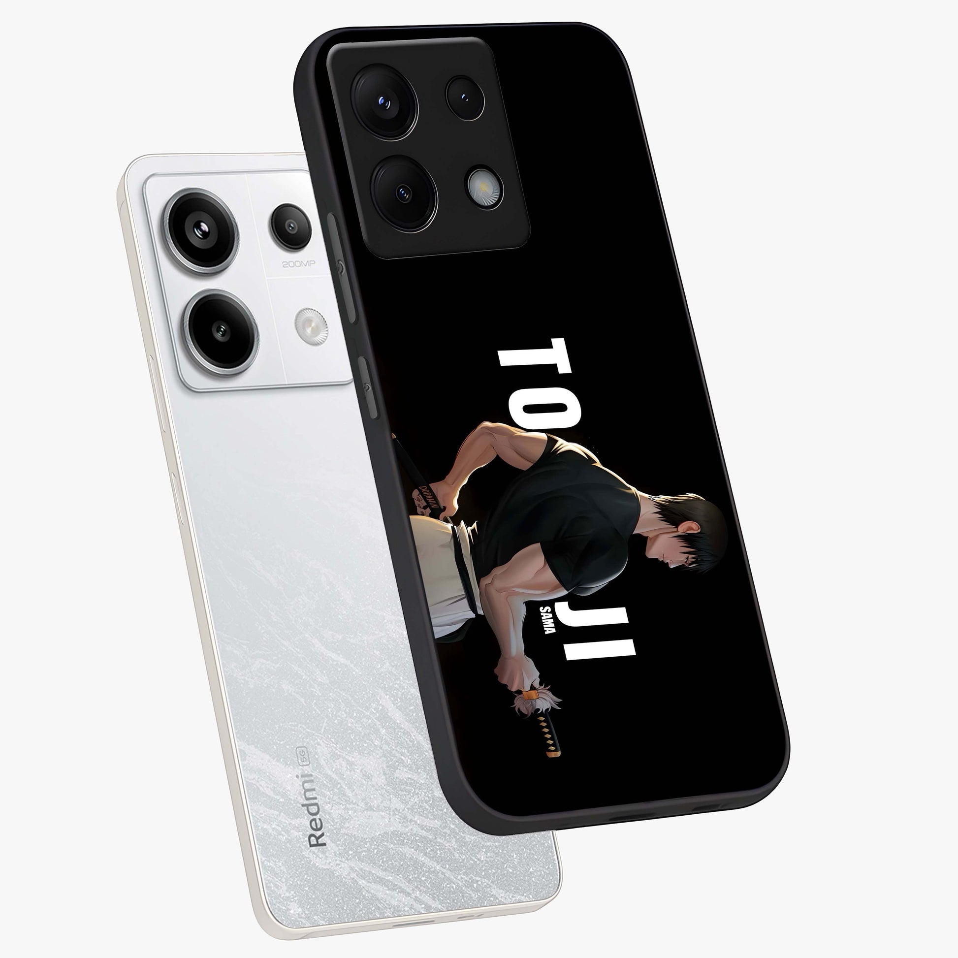 Midnight Blade Resolve Glass Case displayed in angled mockup highlighting powerful blade illustration with dramatic dark aesthetic.