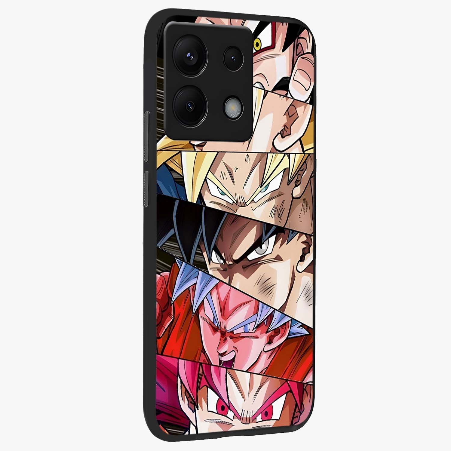 Anime Character Glass Case upright view showcasing expressive anime artwork with bold graphic style.