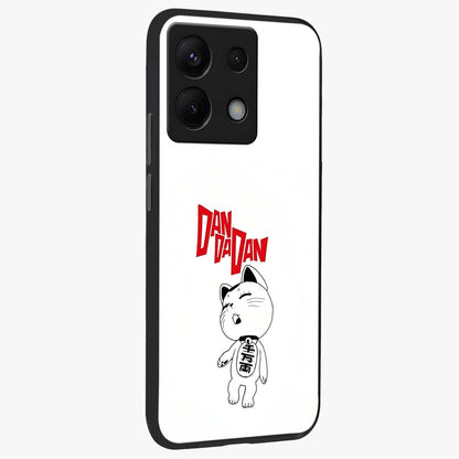 Playful Spirit Charm Glass Case upright view showcasing vibrant charm artwork with fun artistic theme.