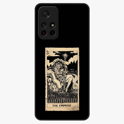 The Empress Glass Case upright view showcasing powerful empress themed artwork with luxurious artistic theme.