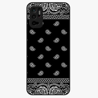 Retro Rebel Threads Glass Case showing flat back view with vintage street style artwork and glossy glass finish.