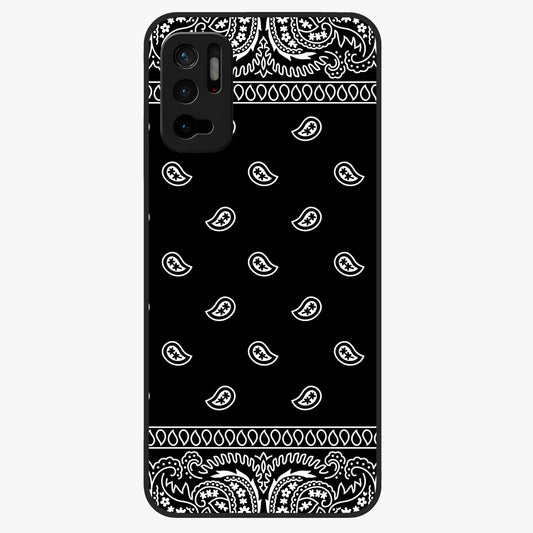 Retro Rebel Threads Glass Case showing flat back view with vintage street style artwork and glossy glass finish.