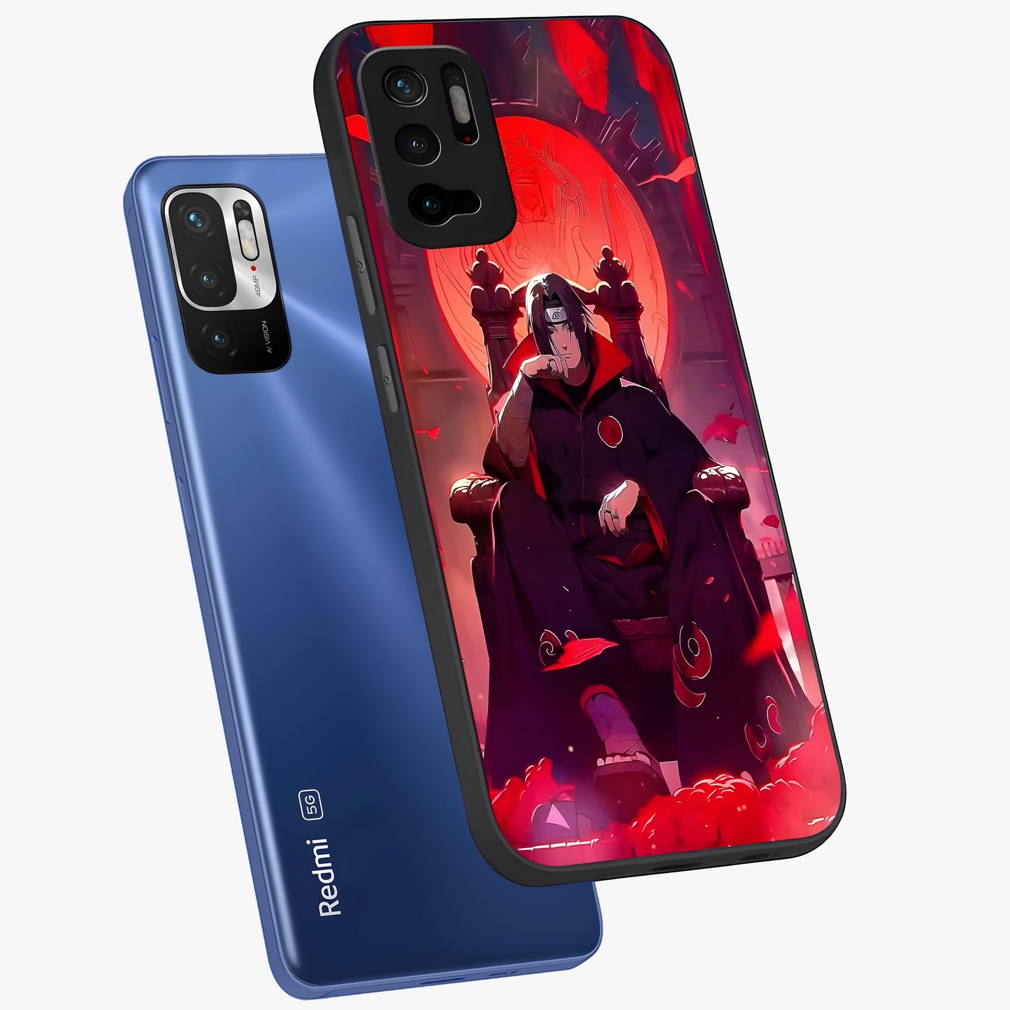 Blood Moon Sovereign Glass Case displayed in angled mockup highlighting dark celestial moon design and dramatic theme.