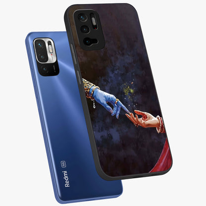 Divine Touch Eternal Glass Case displayed in angled mockup highlighting elegant divine inspired design with calm aesthetic style.