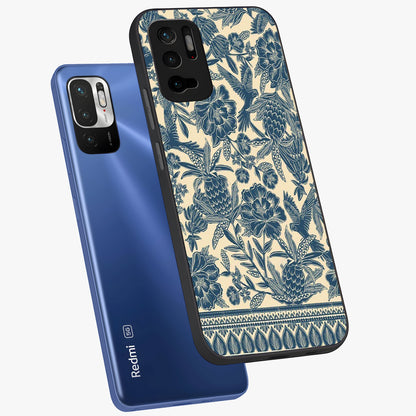 Heirloom Wild Bloom Glass Case displayed in angled mockup highlighting botanical bloom design with classic aesthetic style.