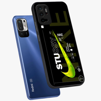 Neon Street Edition Glass Case displayed in angled mockup highlighting vibrant urban design with bold street aesthetic.