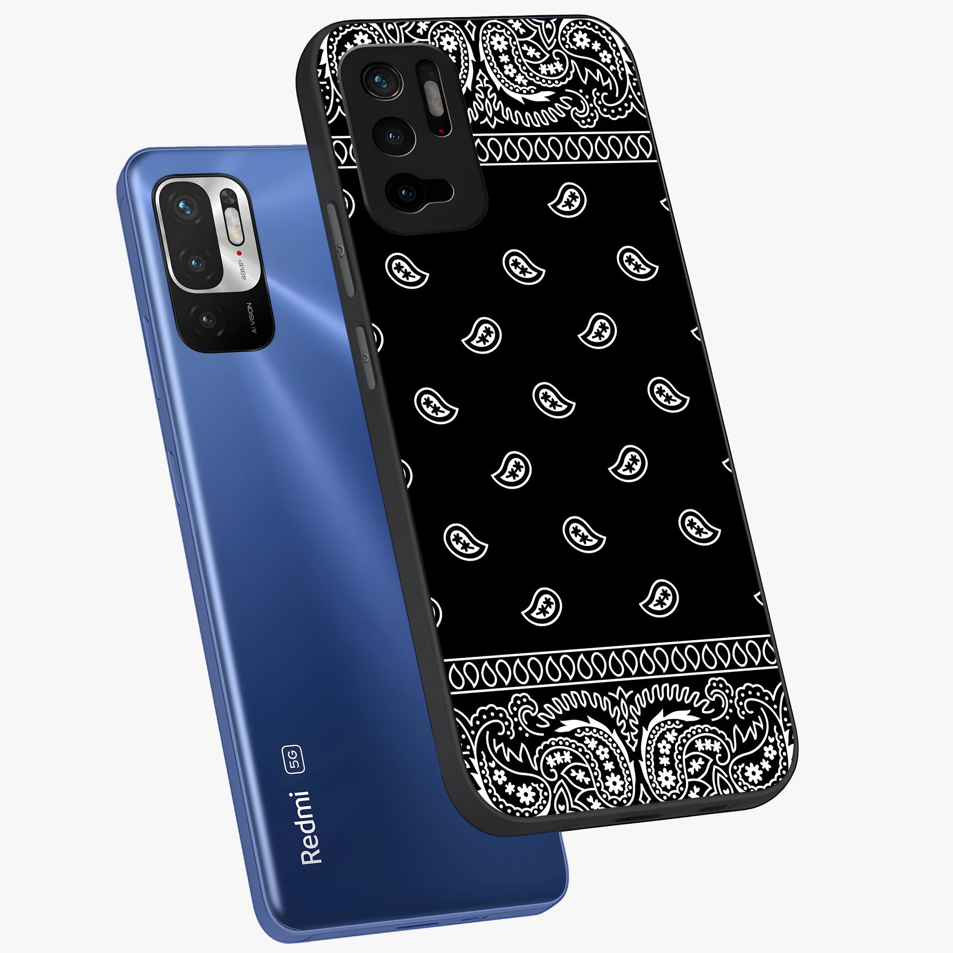 Retro Rebel Threads Glass Case displayed in angled mockup highlighting retro inspired graphic design with rebellious aesthetic.