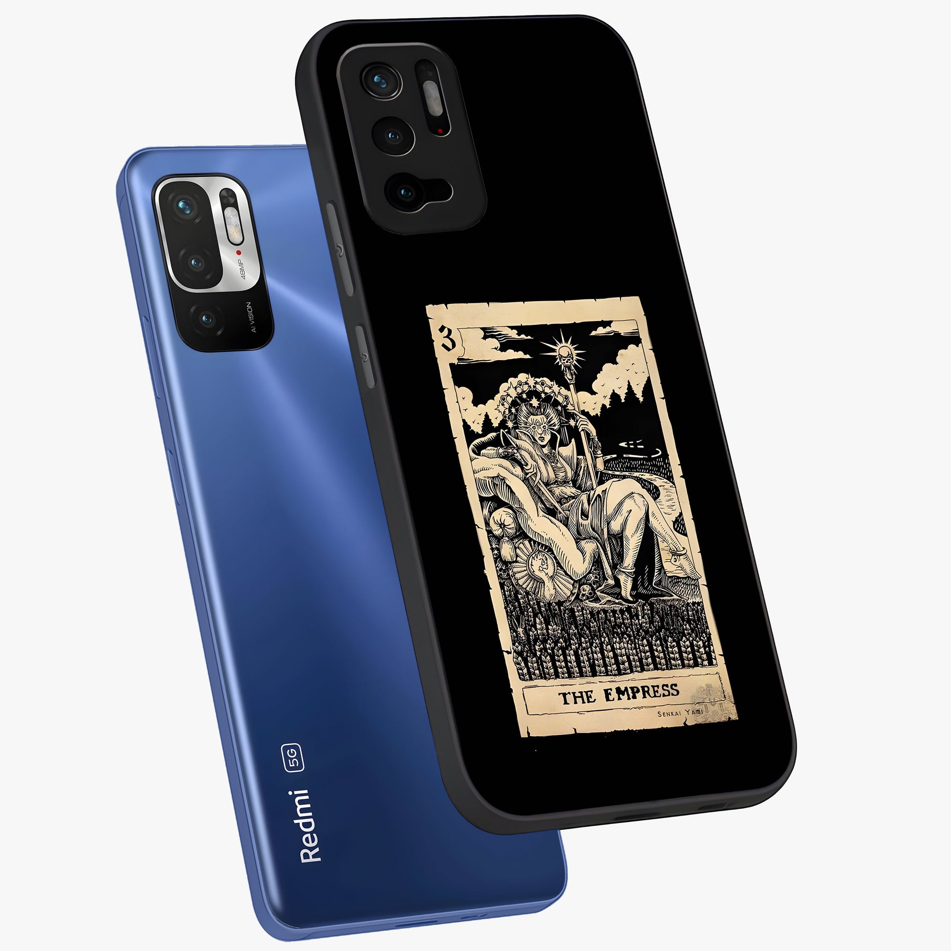 The Empress Glass Case displayed in angled mockup highlighting elegant royal design with majestic aesthetic style.