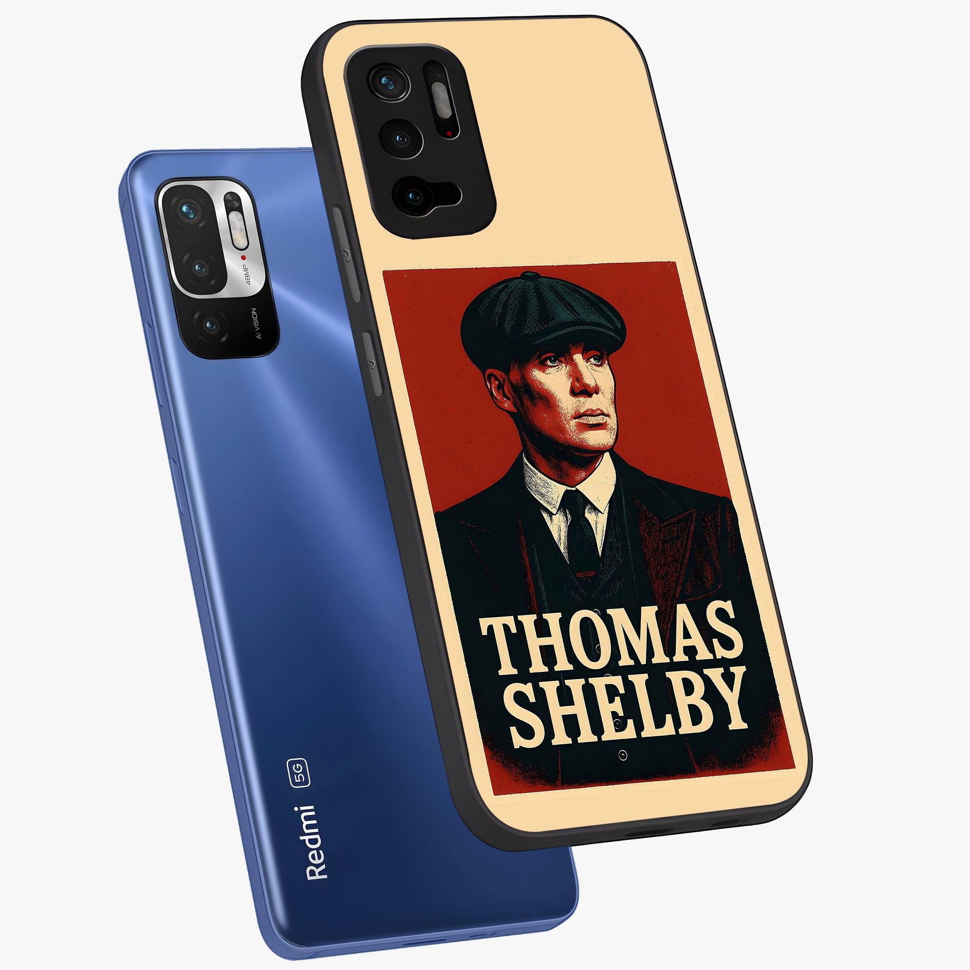 Vintage Mafia Authority Glass Case displayed in angled mockup highlighting powerful retro design with classic gangster aesthetic.