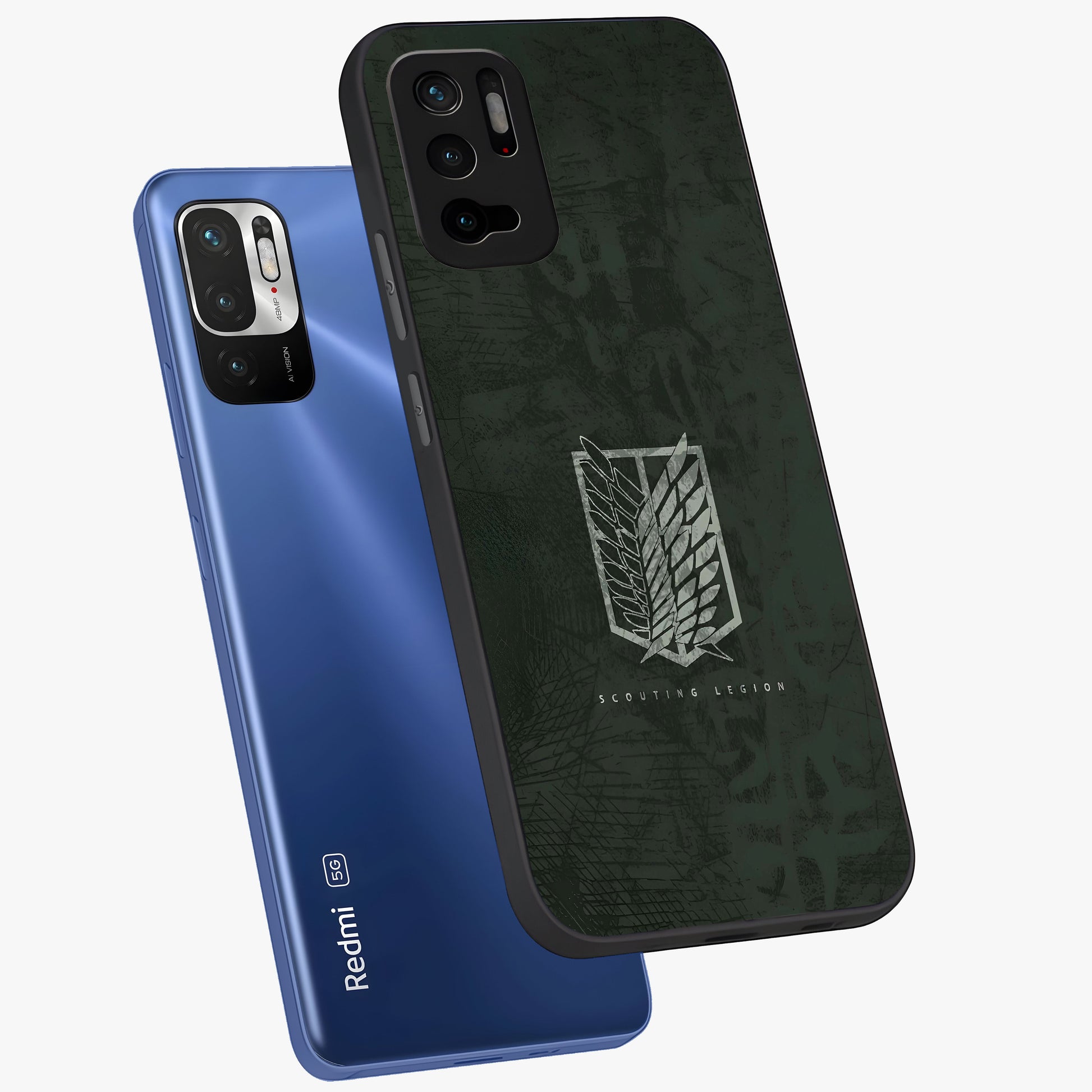 Wings Of Freedom Glass Case displayed in angled mockup highlighting graceful wing design with inspirational aesthetic.