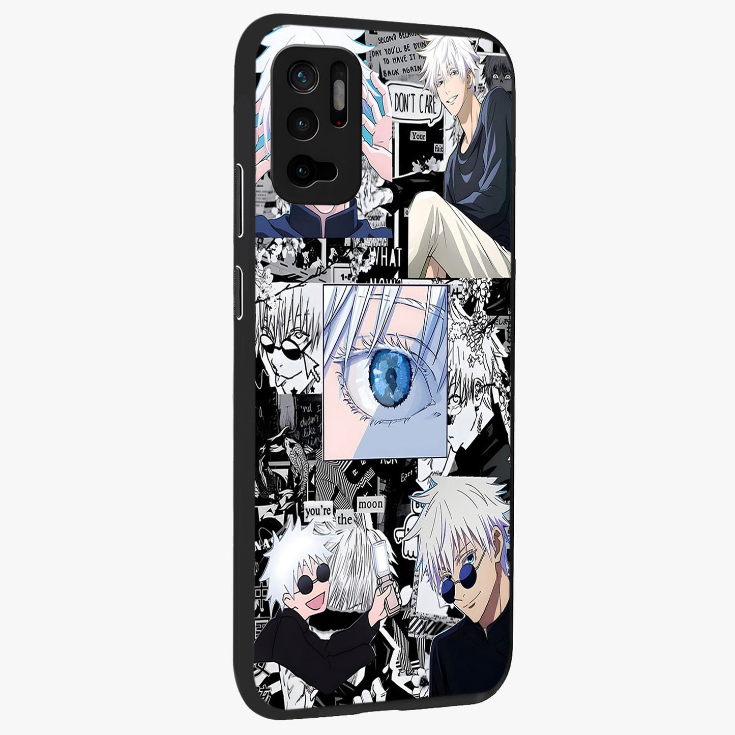 Infinity Sorcerer Chaos Glass Case upright view showcasing dramatic sorcerer artwork with chaotic mystical theme.