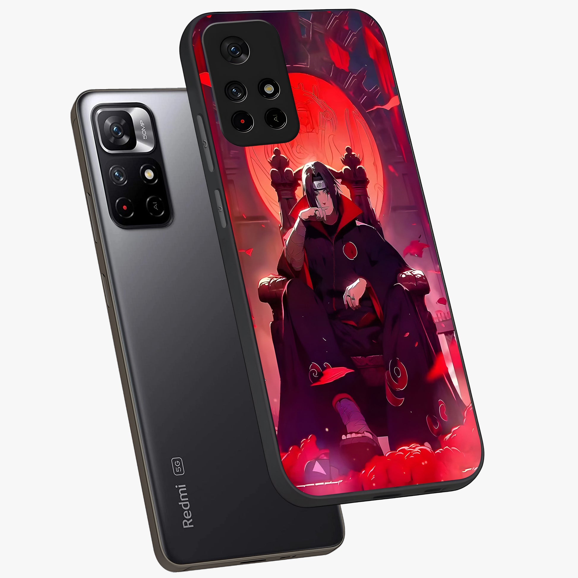 Blood Moon Sovereign Glass Case displayed in angled mockup highlighting dark celestial moon design and dramatic theme.