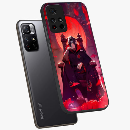 Blood Moon Sovereign Glass Case displayed in angled mockup highlighting dark celestial moon design and dramatic theme.