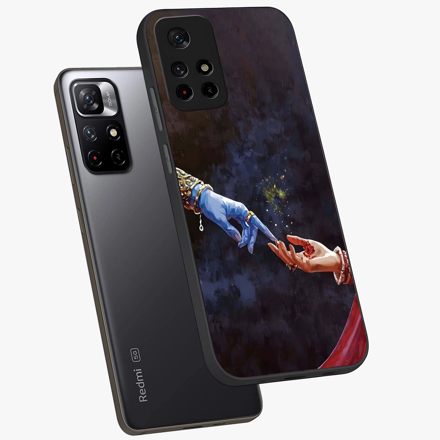 Divine Touch Eternal Glass Case displayed in angled mockup highlighting elegant divine inspired design with calm aesthetic style.