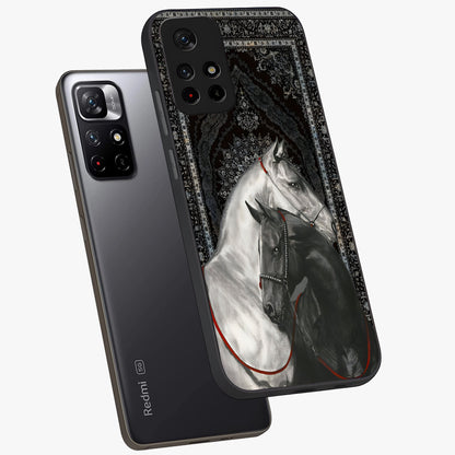 Majestic Ride Legacy Glass Case displayed in angled mockup highlighting sleek vehicle design with bold racing aesthetic.