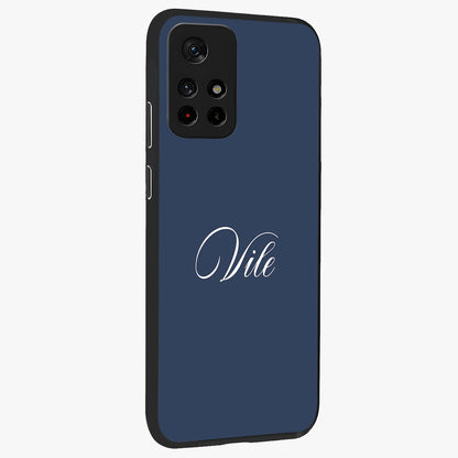 Blue Vintage Floral Pattern Glass Case displayed in angled mockup highlighting classic blue floral pattern and retro aesthetic design.