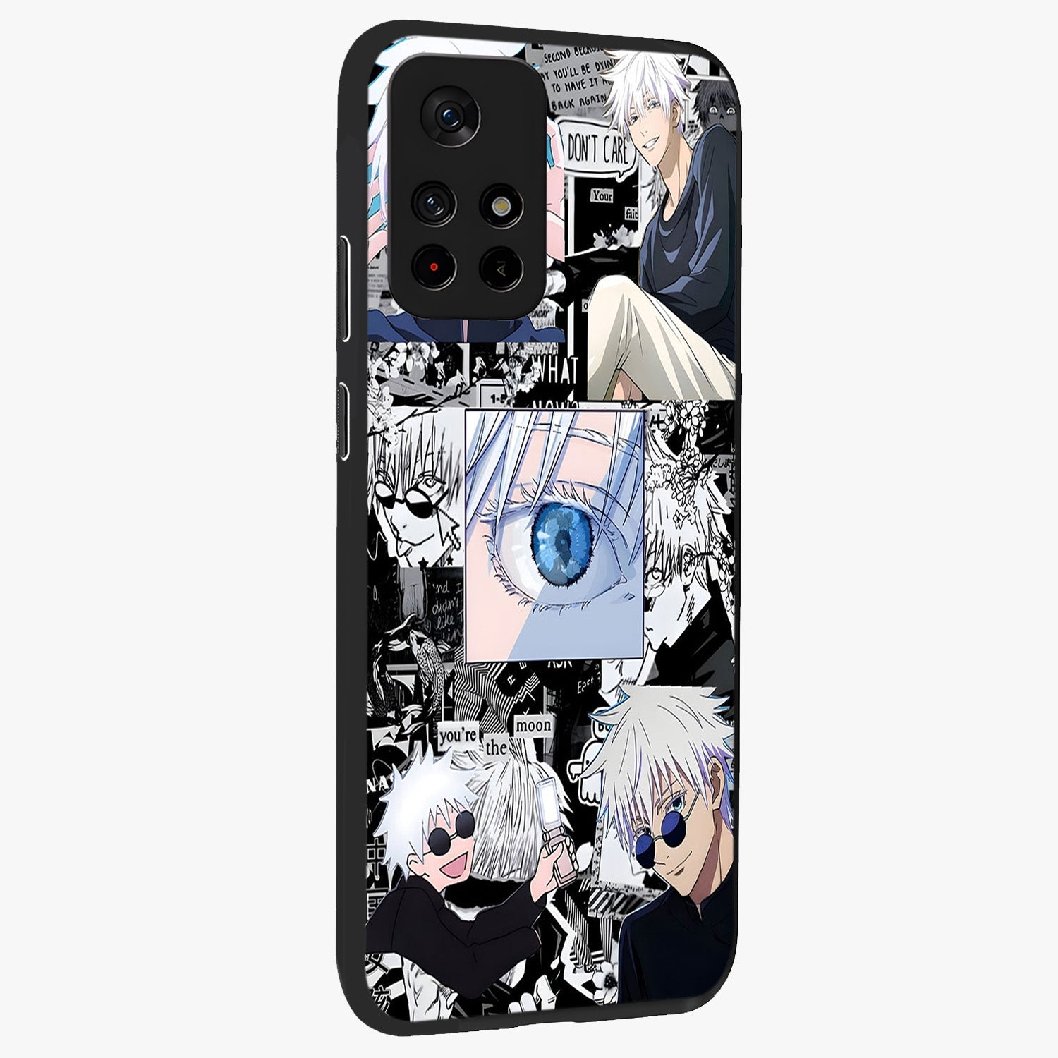 Infinity Sorcerer Chaos Glass Case upright view showcasing dramatic sorcerer artwork with chaotic mystical theme.