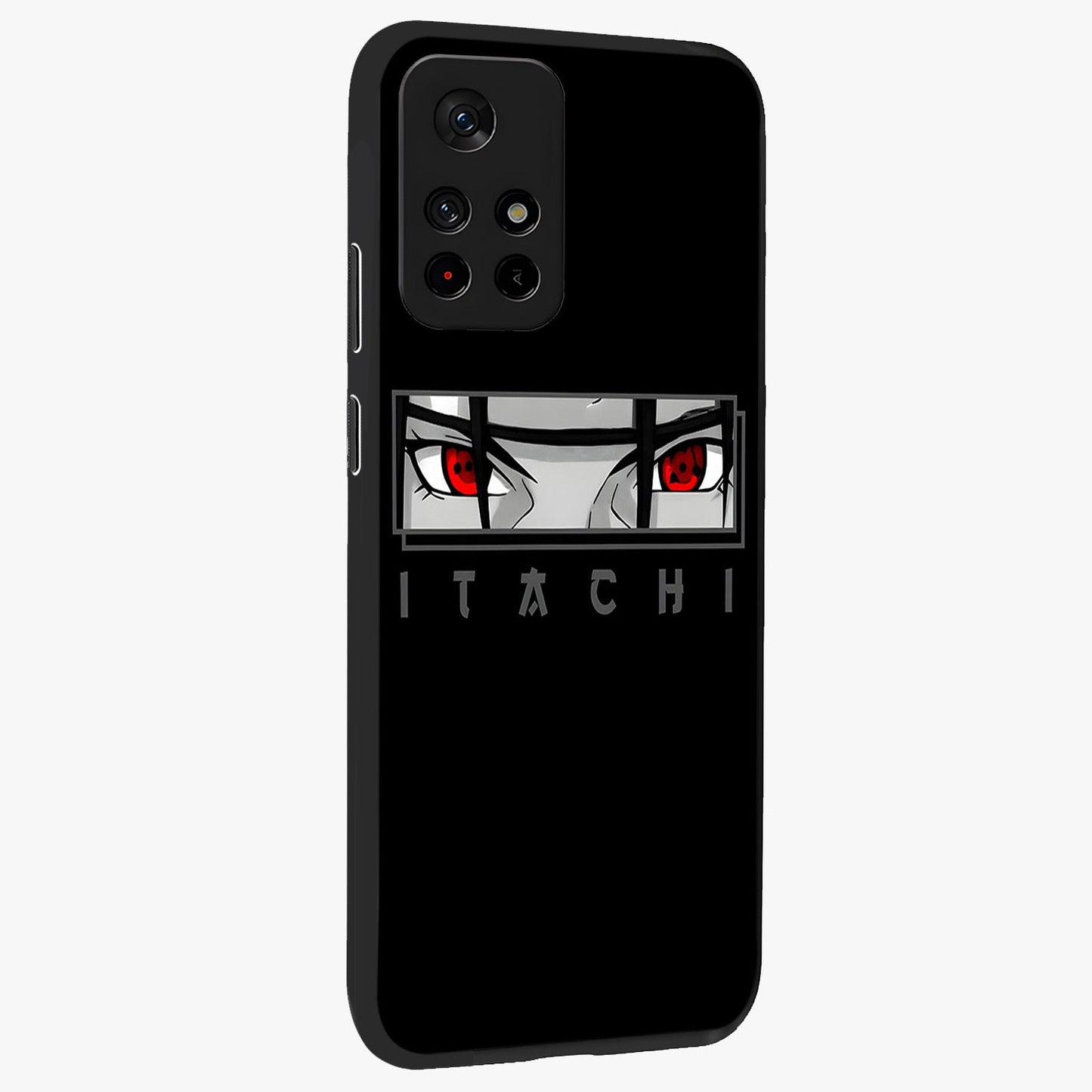 Scarlet Gaze Dominance Glass Case upright view showcasing powerful dramatic artwork with dominant artistic theme.