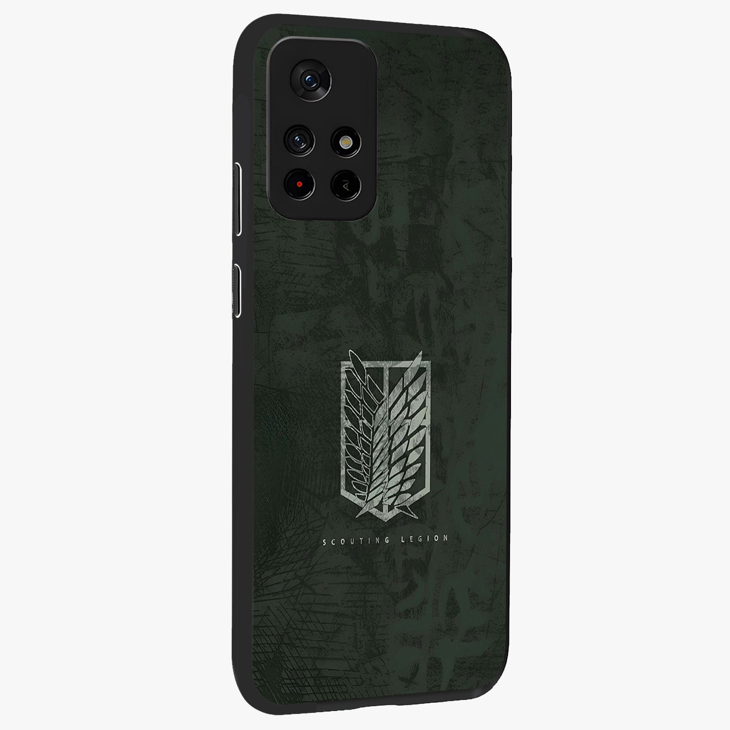 Wings Of Freedom Glass Case upright view showcasing powerful wings artwork with freedom themed design.