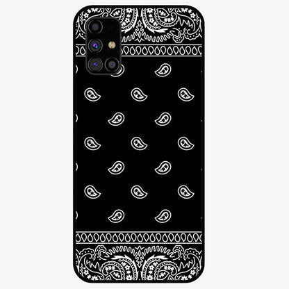 Retro Rebel Threads Glass Case showing flat back view with vintage street style artwork and glossy glass finish.