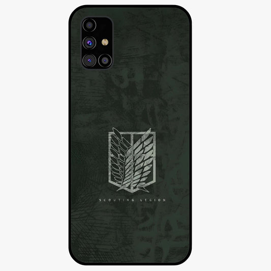 Wings Of Freedom Glass Case showing flat back view with symbolic wings artwork and glossy glass finish.