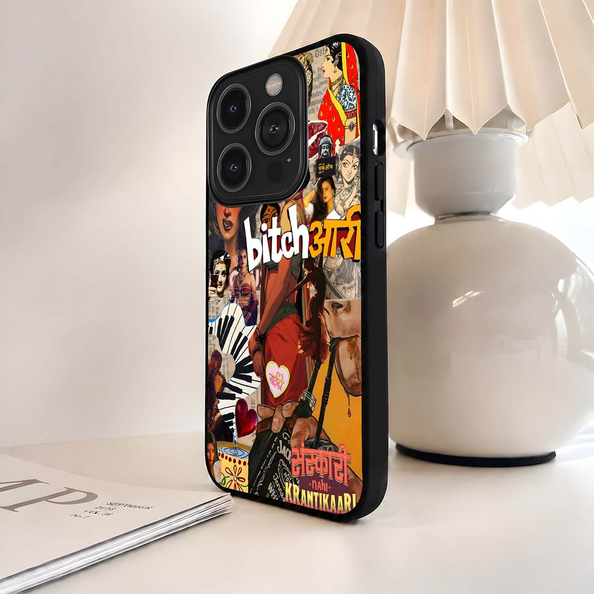 Aesthetic Bitchari Glass Case