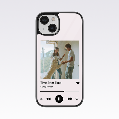 Custom Song With Custom Photo Glass Case