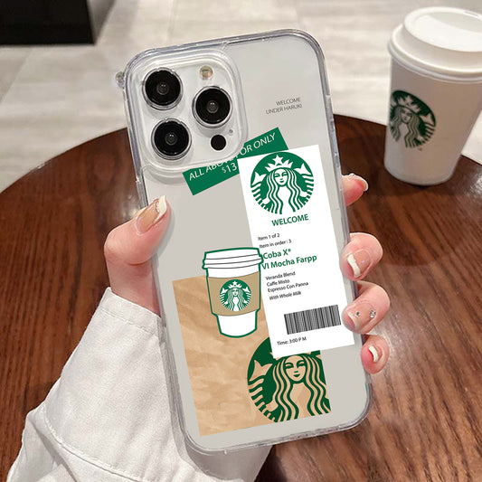 Starbucks Welcome Soft Clear Silicon Case Cover