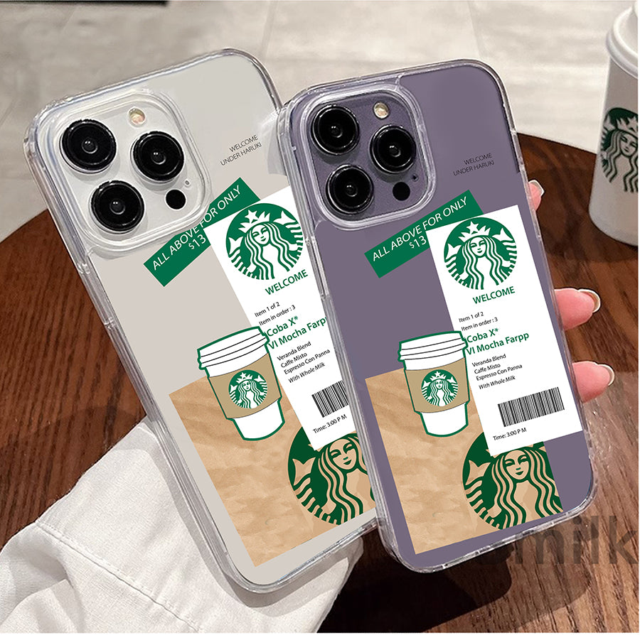 Starbucks Welcome Clear Silicon Cover