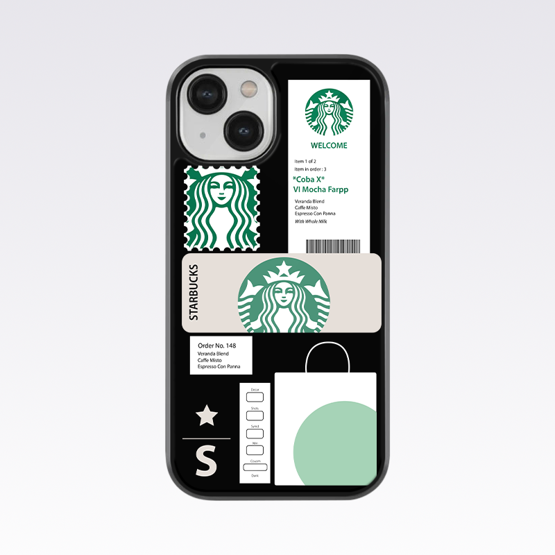 Starbucks Mocha Glass Case