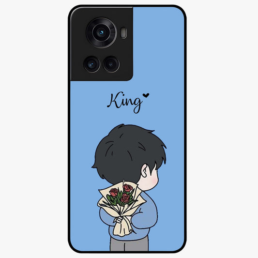 Love in My Hands Custom Name Glass Case for OnePlus 10R |1+10R
