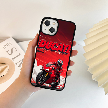 Ducati Red Inferno Glass Case