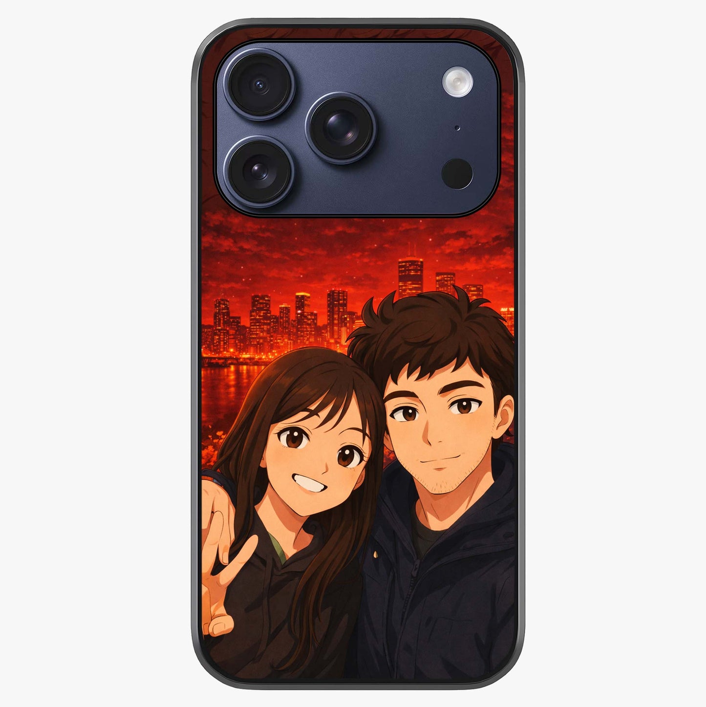 Custom Personalised Art Photo Glass Case